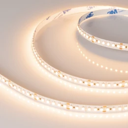 Фото #1 товара Светодиодная лента RT-A180-8mm 24V Warm3000 (14.4 W/m, IP20, 3528, 5m) (Arlight, Открытый)