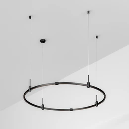 Фото #1 товара Основание ART-APRIORI-ROUND-HANG-R1200 (BK) (Arlight, IP20 Металл, 3 года)