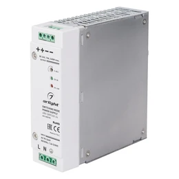 Фото #1 товара Блок питания ARV-DRP120-12 (12V, 8A, 96W) (Arlight, IP20 DIN-рейка)