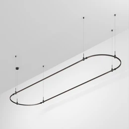 Фото #1 товара Основание ART-APRIORI-OVAL-HANG-4000x1000 (BK) (Arlight, IP20 Металл, 3 года)
