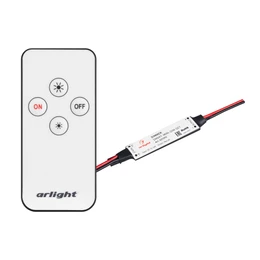 Фото #1 товара Диммер SMART-MINI-DIM-SET (12-24V, 1x4A, ПДУ 4кн, IR) (Arlight, IP20 Пластик, 5 лет)