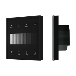 Фото #1 товара INTELLIGENT ARLIGHT Сенсорная панель SMART-DALI-301-11-4G-3SC-DT6 Черная (230V, встраиваемая, 2.4G) (IARL, IP20 Пластик, 5 лет)