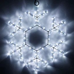 Фото #1 товара Фигура светодиодная ARD-SNOWFLAKE-M7-450x375-108LED White (230V, 6.5W) (Ardecoled, IP65)