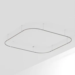 Фото #1 товара Основание ART-APRIORI-QUADRAT-SOFT-ROD-400-3500x3500 (TN) (Arlight, IP20 Металл, 3 года)