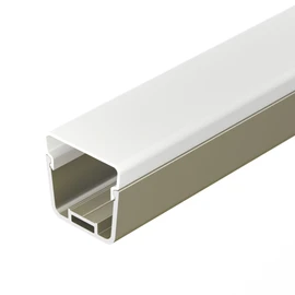 Фото #1 товара Профиль с экраном LINE-D-3734-2000 TETRA OLIVE GREY+OPAL (Arlight, Алюминий)