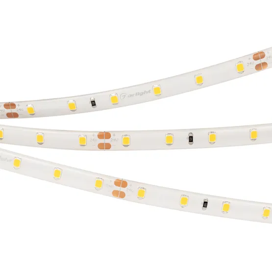 Фото #2 товара Светодиодная лента герметичная RTW-SE-A60-8mm 24V White6000 (4.8 W/m, IP65, 2835, 5m) (Arlight, 4.8 Вт/м, IP65)