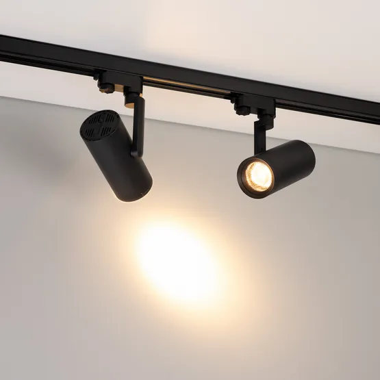 Фото #12 товара Светильник LGD-URANUS-4TR-R75-18W/25W Warm3500-MIX (BK, 20-50 deg, side holder, 230V) (Arlight, IP20 Металл, 5 лет)