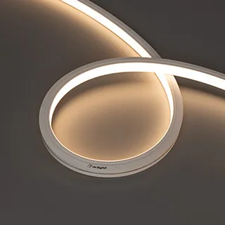 Фото #1 товара Светодиодная лента герметичная MOONLIGHT-TOP-A140-13x12mm 24V Warm3000 (9.6 W/m, IP67, 2835, 0.5m) (Arlight, Образец)