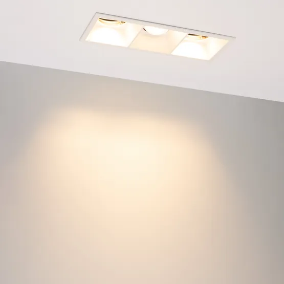 Фото #6 товара Светильник MS-FLOW-BUILT-S230x85-3x12W Warm3000 (WH, 38 deg, 230V) (Arlight, IP20 Металл, 5 лет)