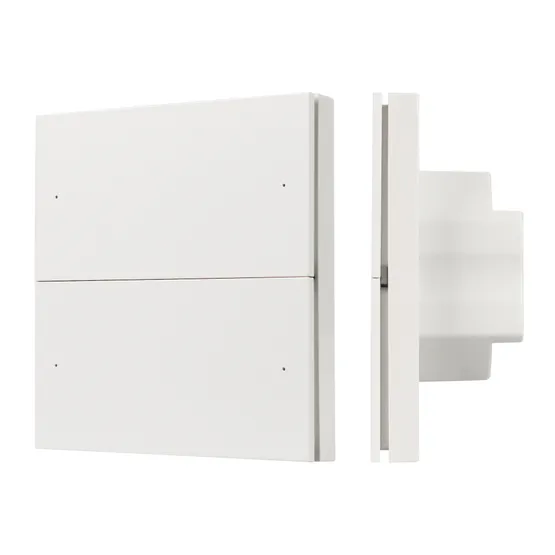 Фото #1 товара INTELLIGENT ARLIGHT Кнопочная панель SMART-ZB-801-22-1G-4SC-MULTI-IN White (230V) (IARL, IP20 Пластик, 5 лет)