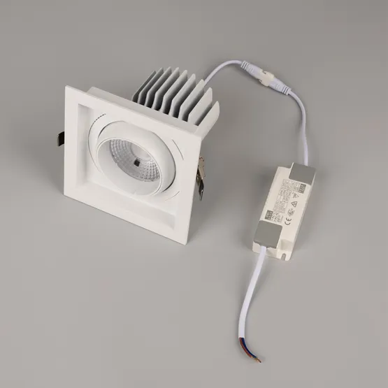 Фото #5 товара Светильник MS-VORTEX-BUILT-S140x140-30W Warm3000 (WH-WH, 50 deg, 230V) (Arlight, IP20 Металл, 5 лет)