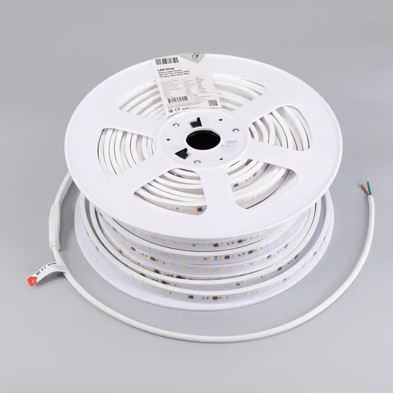 Фото #3 товара Светодиодная лента герметичная ARL-PV-C72-15.5mm 230V Warm3000 (14 W/m, IP65, 5630, 50m) (Arlight, -)