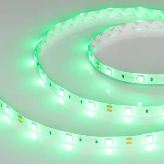 Фото #3 товара Светодиодная лента RTW 2-5000SE 12V Green (5060, 150 LED, LUX) (Arlight, 7.2 Вт/м, IP65)