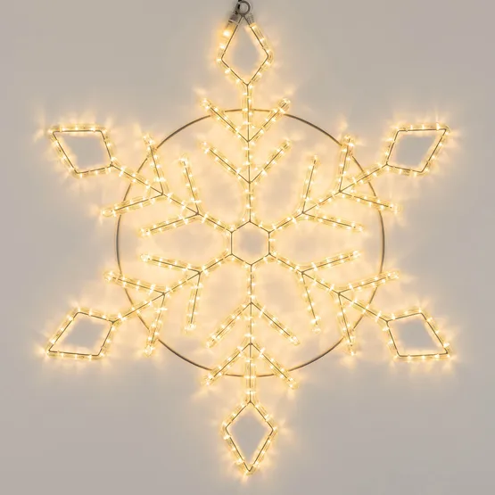 Фото #3 товара Фигура светодиодная ARD-SNOWFLAKE-M9-900x900-360LED Warm (230V, 22W) (Ardecoled, IP65)