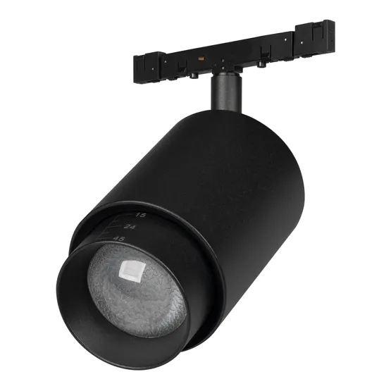 Фото #1 товара Светильник MAG-MICROCOSM-SPOT-ZOOM-R59-12W Warm3000 (BK, 20-60 deg, 24V) (Arlight, IP20 Металл, 5 лет)