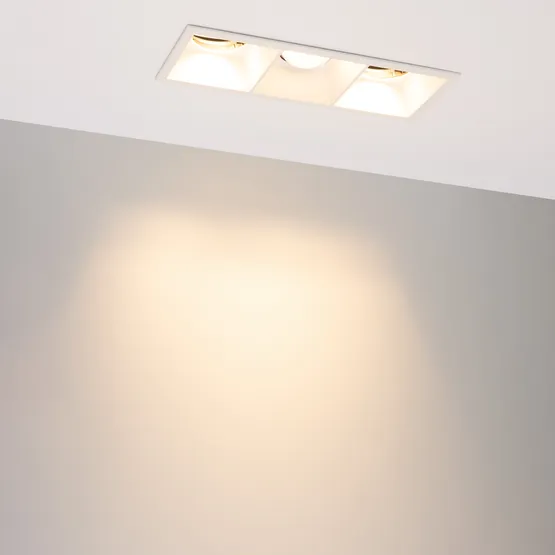 Фото #4 товара Светильник MS-FLOW-BUILT-S230x85-3x6W Warm3000 (BK, 15 deg, 230V) (Arlight, IP20 Металл, 5 лет)