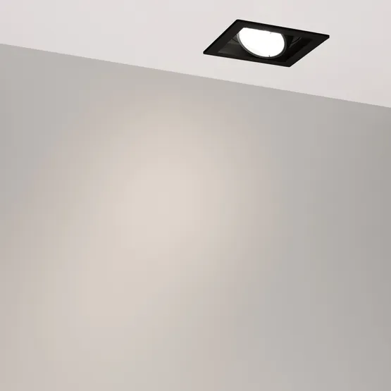 Фото #4 товара Светильник MS-VORTEX-BUILT-S117x117-20W Day4000 (BK-BK, 20 deg, 230V) (Arlight, IP20 Металл, 5 лет)