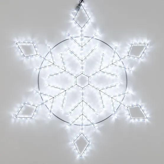 Фото #4 товара Фигура светодиодная ARD-SNOWFLAKE-M9-900x900-360LED White (230V, 22W) (Ardecoled, IP65)