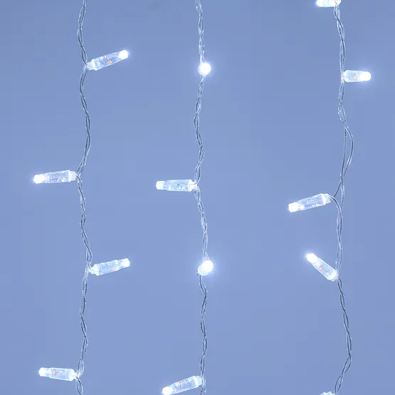 Фото #2 товара Светодиодная гирлянда ARD-CURTAIN-CLASSIC-2000x9000-CLEAR-2200LED White (230V, 120W) (Ardecoled, IP65)