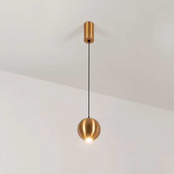 Фото #4 товара Светильник SP-ELEMENTA-ORB-R100-9W Warm3000 (GD, 39 deg, 230V) (Arlight, IP40 Металл, 3 года)
