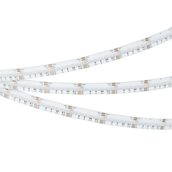 Фото #6 товара Светодиодная лента CSP-X840-12mm 24V RGBW-Warm (17.2 W/m, IP20, 5m) (Arlight, 5 лет)