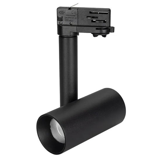 Фото #1 товара Светильник SP-POLO-TRACK-PIPE-R65-8W Warm3000 (BK-BK, 40 deg) (Arlight, IP20 Металл, 3 года)
