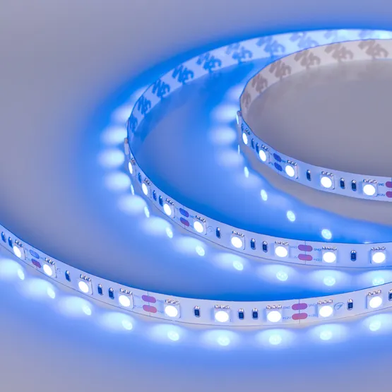 Фото #2 товара Светодиодная лента RT 2-5000 12V Blue 2x (5060, 300 LED, LUX) (Arlight, 14.4 Вт/м, IP20)