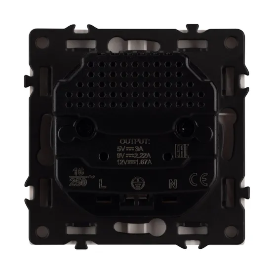 Фото #2 товара Механизм розетки с USB зарядкой SCT-NOBE-MUCC-SFPL-GD (230V, 16A) (Arlight, -)