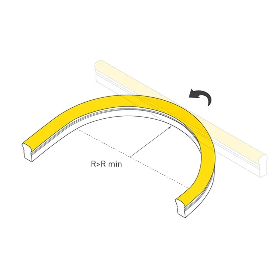 Фото #6 товара Светодиодная лента герметичная HALO-SIDE-A160-15x25mm 24V Warm3000 (10 W/m, IP67, 5m, wire x1) (Arlight, Вывод прямой, 3 года)