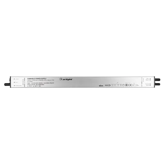 Фото #3 товара Блок питания ARPV-LG24240-LINEAR-PFC-DALI2-PD (24V, 10A, 240W) (Arlight, IP67 Металл, 5 лет)