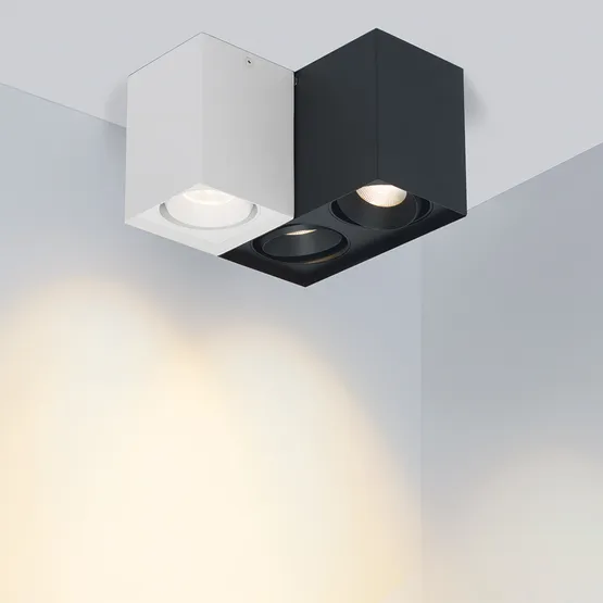 Фото #2 товара Светильник SP-CUBUS-S100x100WH-11W White 40deg (Arlight, IP20 Металл, 3 года)