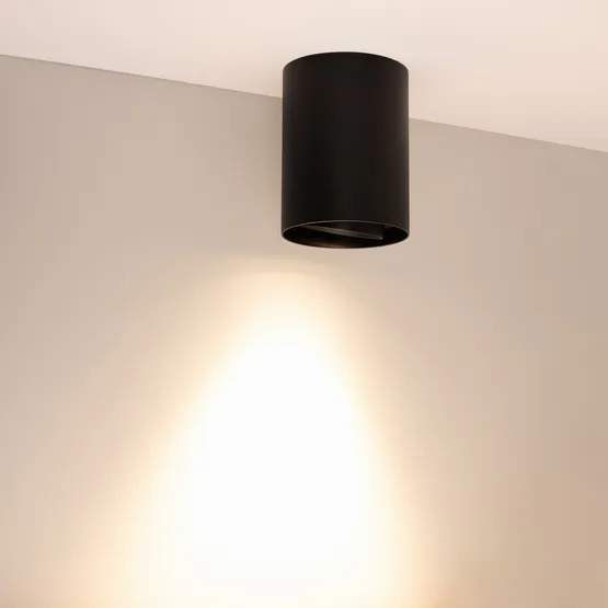 Фото #3 товара Светильник SP-FOCUS-R110-18W Warm3000 (BK, 50 deg, 230V) (Arlight, IP54 Металл, 5 лет)