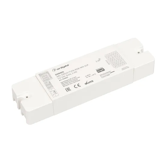 Фото товара Диммер ARL-SIRIUS-TUYA-RGB-MIX-SUF (12-24V, 5x4A, 2.4G) (Arlight, Контроллер)