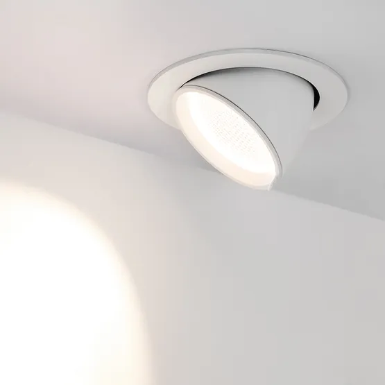 Фото #3 товара Светильник LTD-EXPLORER-R130-20W White6000 (WH, 38 deg) (Arlight, IP20 Металл, 3 года)