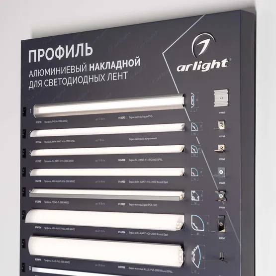 Фото #10 товара Стенд Профиль Накладной LUX-E9-1760x600mm (Arlight, -)