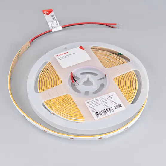 Фото #3 товара Светодиодная лента COB-S-X480-8mm 24V Warm3000 (6 W/m, IP20, 5m) (Arlight, боковое свечение)