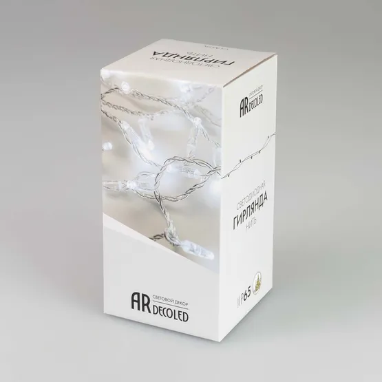 Фото #6 товара Светодиодная гирлянда ARD-STRING-CLASSIC-10000-BLACK-100LED-STD WHITE (230V, 7W) (Ardecoled, IP65)