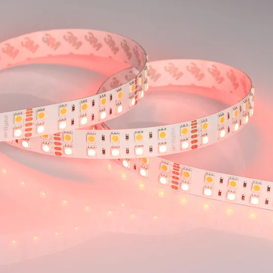 Фото #5 товара Светодиодная лента RT 2-5000 24V RGB-Day 2x2 (5060, 720 LED, LUX) (Arlight, 32 Вт/м, IP20)