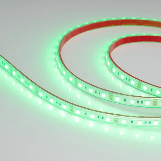 Фото #5 товара Светодиодная лента RTW 2-5000P 12V RGB 2x (5060, 300 LED, LUX) (Arlight, 14.4 Вт/м, IP66)