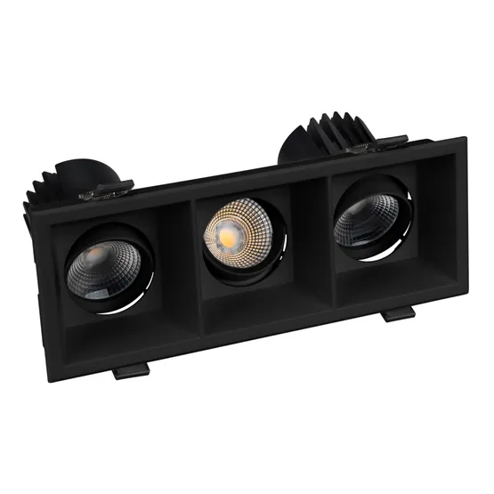 Фото #6 товара Светильник MS-FLOW-BUILT-S230x85-3x6W Warm3000 (BK, 15 deg, 230V) (Arlight, IP20 Металл, 5 лет)