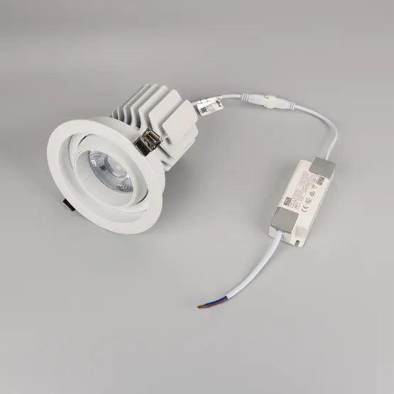 Фото #6 товара Светильник MS-VORTEX-BUILT-R135-30W Day4000 (WH-WH, 30 deg, 230V) (Arlight, IP20 Металл, 5 лет)