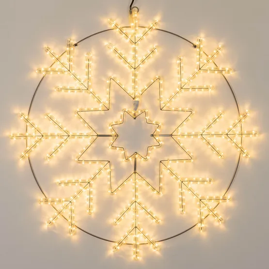 Фото #4 товара Фигура светодиодная ARD-SNOWFLAKE-M8-950x950-540LED Warm (230V, 33W) (Ardecoled, IP65)
