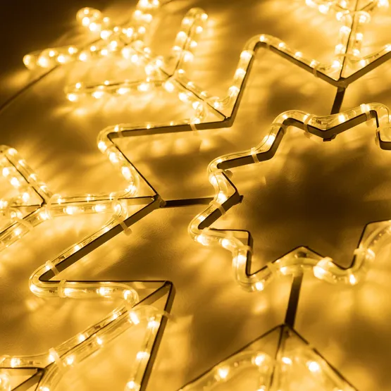 Фото #2 товара Фигура светодиодная ARD-SNOWFLAKE-M8-950x950-540LED Warm (230V, 33W) (Ardecoled, IP65)
