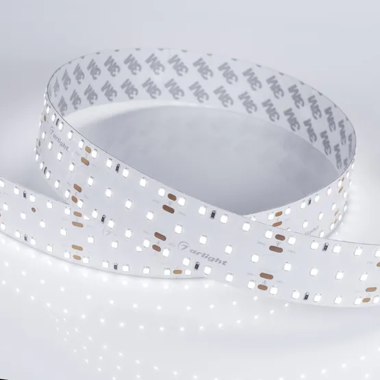 Фото #2 товара Светодиодная лента S2-2500 24V White 5500K 34mm (2835, 280 LED/m, LUX) (Arlight, 25 Вт/м, IP20)
