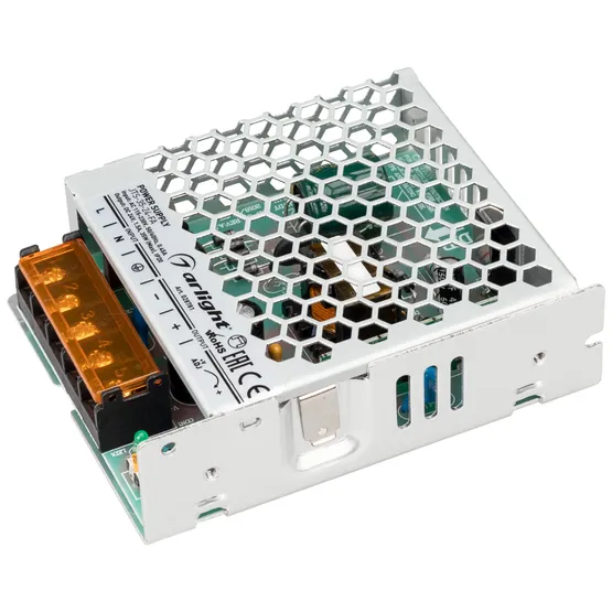 Фото товара Блок питания JTS-35-24-FA (24V, 1.5A, 35W) (Arlight, IP20 Сетка, 3 года)