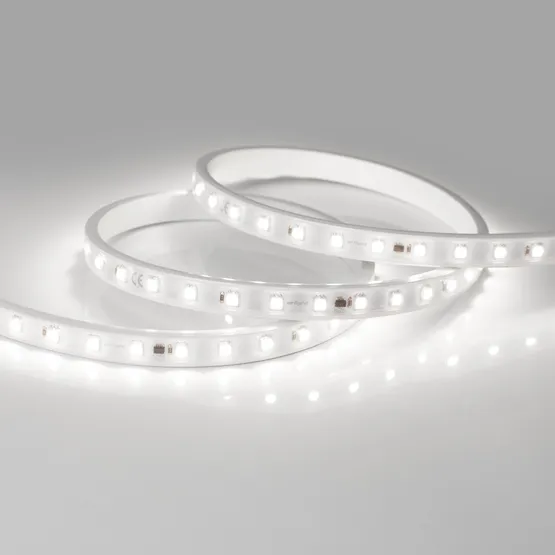 Фото #3 товара Светодиодная лента ARL-50000PV-5060-54-230V White6000 (15mm, 8W, IP65) (Arlight, 8 Вт/м, IP65)