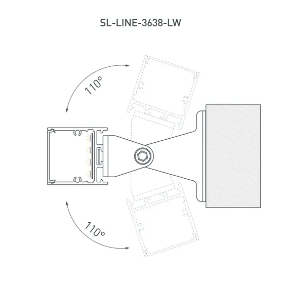 Фото #4 товара Профиль SL-LINE-3638-LW-3000 ANOD (Arlight, Алюминий)