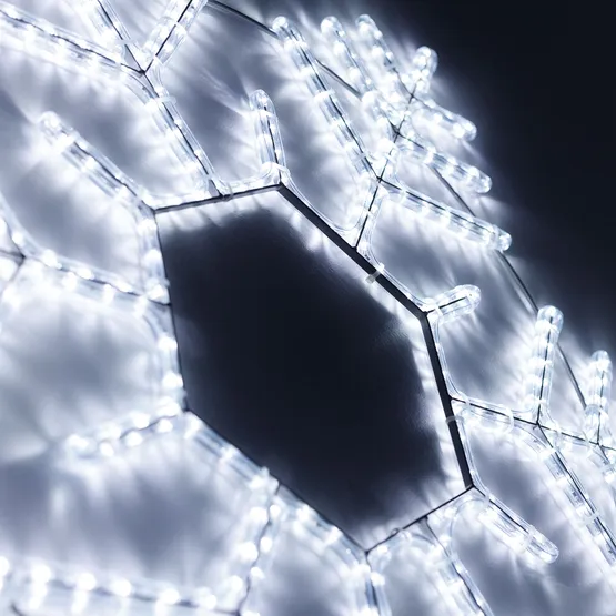 Фото #2 товара Фигура светодиодная ARD-SNOWFLAKE-M10-1000x900-504LED White (230V, 31W) (Ardecoled, IP65)
