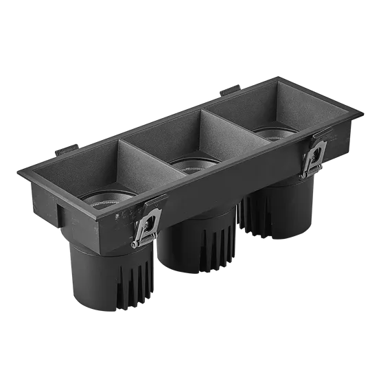 Фото #1 товара Светильник MS-FLOW-BUILT-S230x85-3x6W Day4000 (BK, 55 deg, 230V) (Arlight, IP20 Металл, 5 лет)