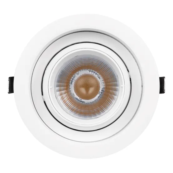 Фото #2 товара Светильник MS-VORTEX-BUILT-R135-30W Day4000 (WH-WH, 30 deg, 230V) (Arlight, IP20 Металл, 5 лет)